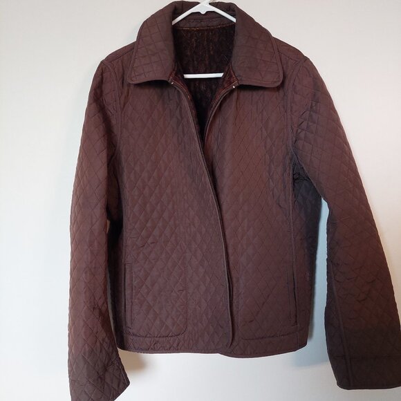 Novelti Brown Quilted Jacket, Women's XL - Picture 1 of 11